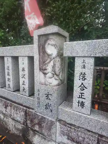 亀ケ池八幡宮の狛犬