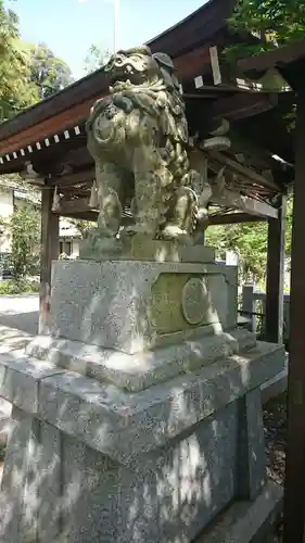 毛谷黒龍神社の狛犬