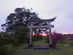 神社(名称不明)の鳥居