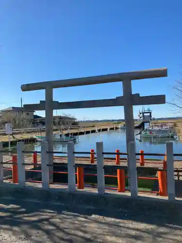 息栖神社の鳥居