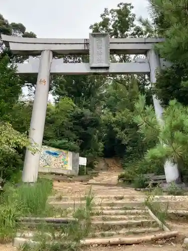 自玉手祭来酒解神社の鳥居