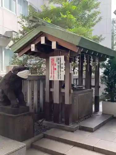 築土神社の手水舎