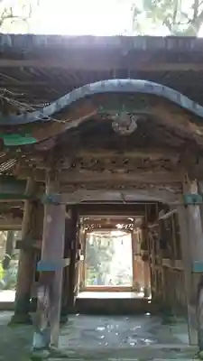 柞原八幡宮の山門・神門