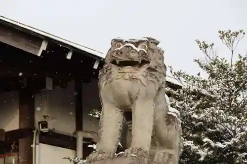 開成山大神宮の狛犬