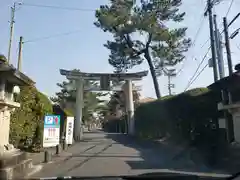 建部大社の鳥居