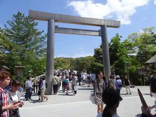 伊勢神宮内宮（皇大神宮）の鳥居