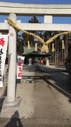 鹿嶋三嶋神社の鳥居