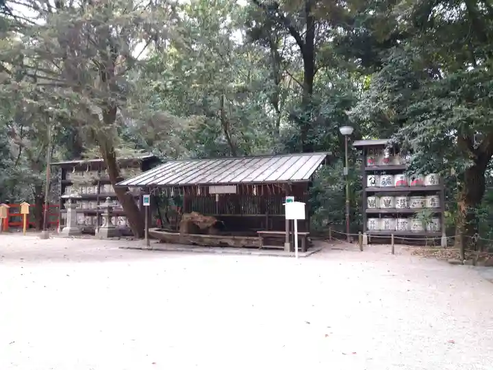 河合神社(鴨川合坐小社宅神社)の手水舎
