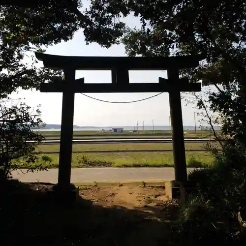 水神宮の鳥居