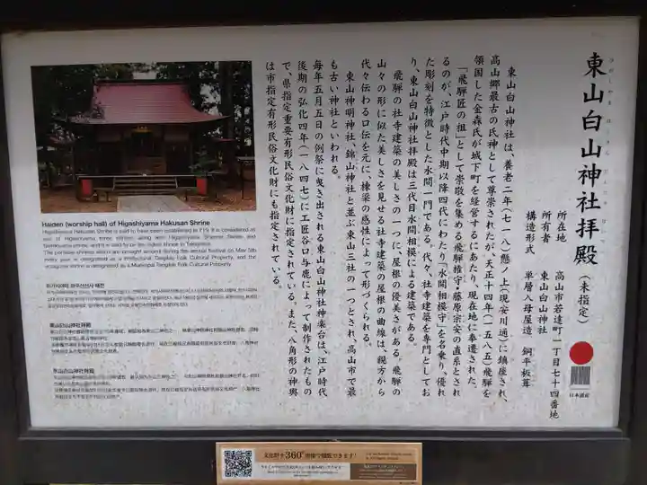 東山白山神社(岐阜県)