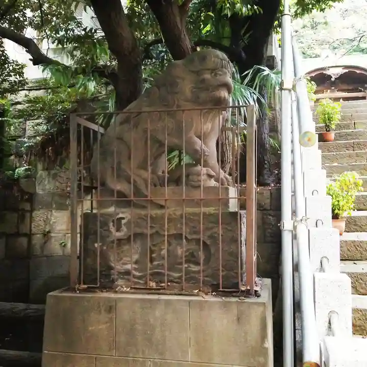 御田八幡神社の狛犬