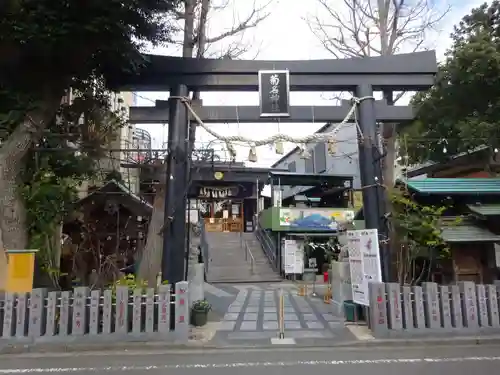 菊名神社の鳥居