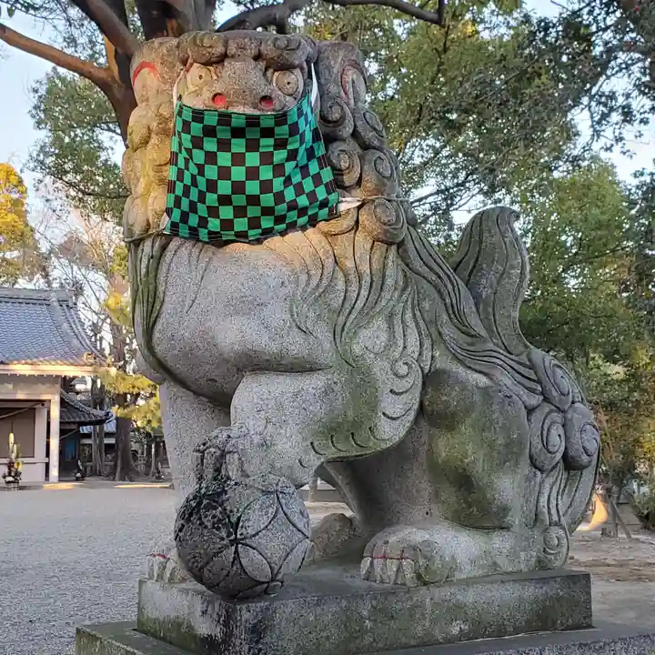 小垣江神明神社の狛犬