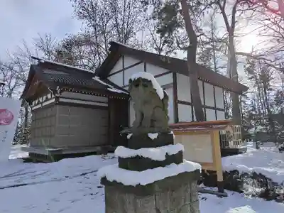 旭川神社の狛犬