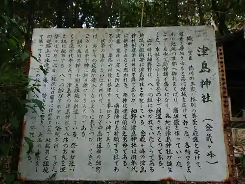 祠（津島神社）の歴史