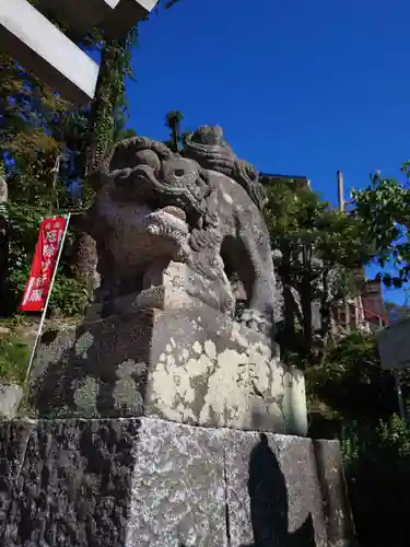 草津八幡宮の狛犬