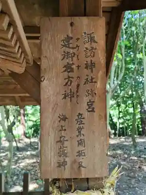 諏訪八幡神社の歴史