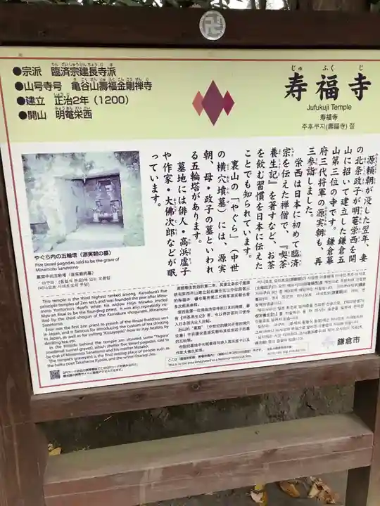 寿福寺の歴史