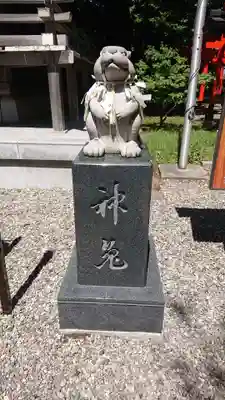 湯倉神社の狛犬