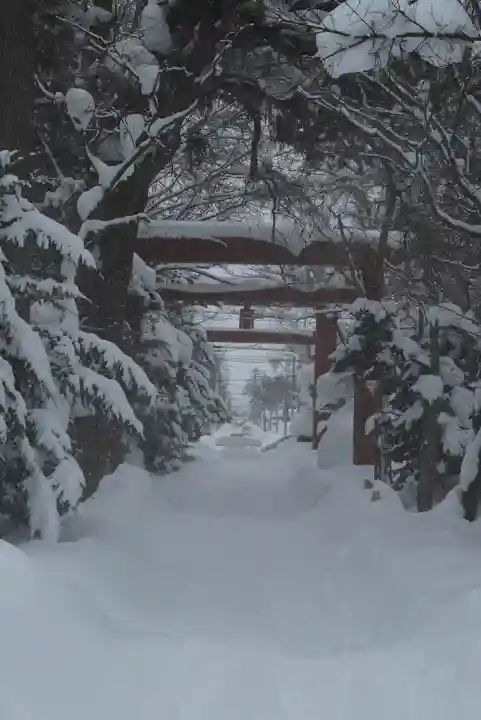 永山神社の景色