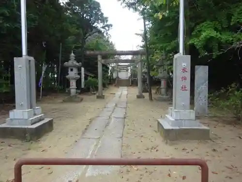 椿ノ海　水神社の鳥居