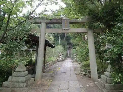 玉列神社の鳥居