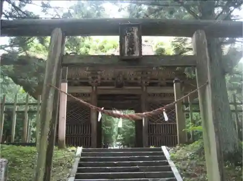 早池峰神社の鳥居