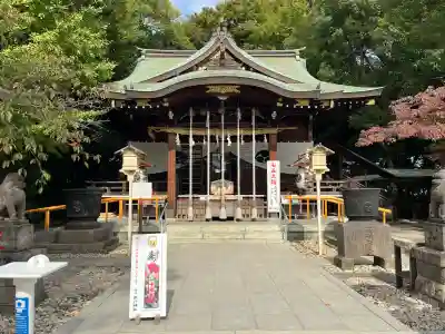 鎮守氷川神社の本殿・本堂