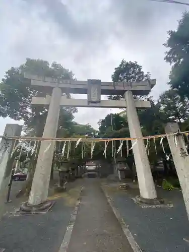 綿都美神社の鳥居