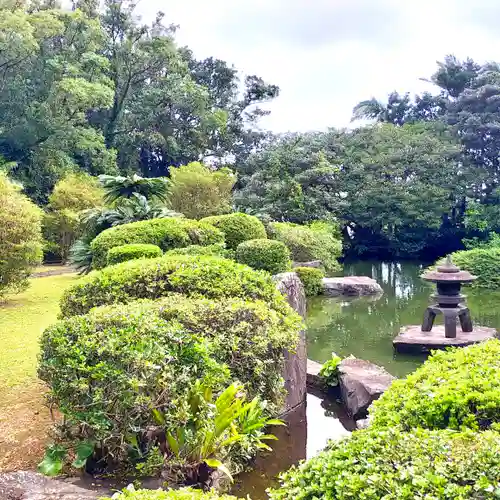 屋久島大社の庭園