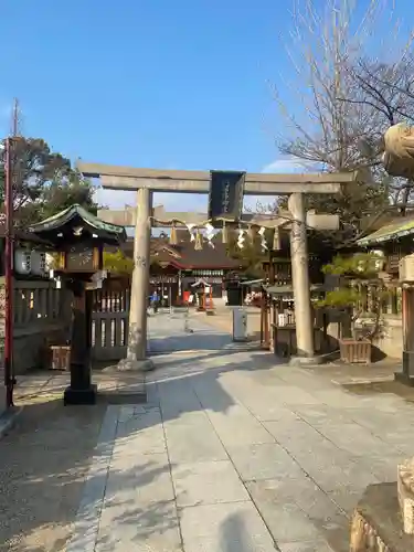 阿部野神社の鳥居