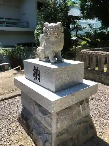 開成山大神宮の狛犬