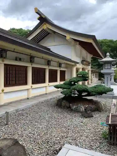 愛知縣護國神社の庭園