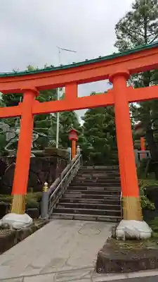 穴八幡宮の鳥居