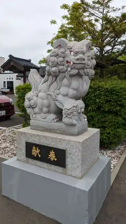 釧路八幡宮の狛犬