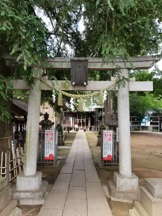 大宮前春日神社の鳥居