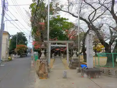 白山社(鎌須賀白山社)の鳥居
