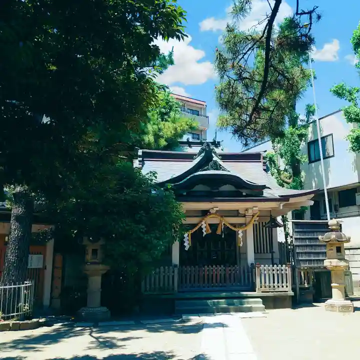 蒔田杉山神社の本殿・本堂