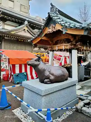 湯島天満宮の狛犬