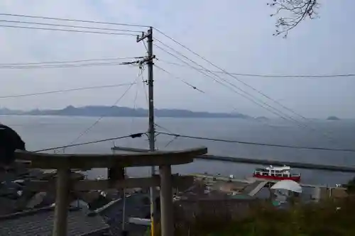 豊玉姫神社の景色