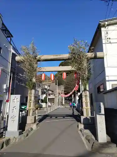 太田杉山神社・横濱水天宮の鳥居