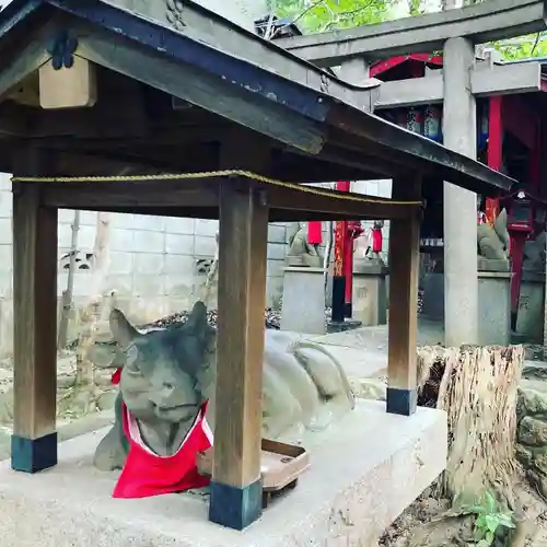 芦屋神社の像