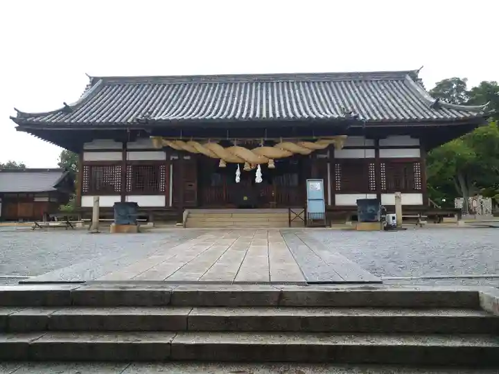 阿智神社の本殿・本堂