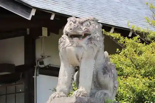 開成山大神宮の狛犬