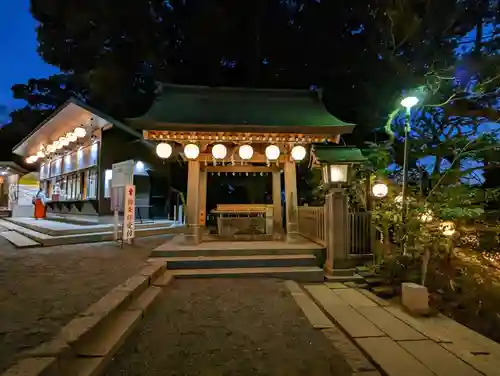 検見川神社の手水舎