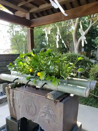 貫井神社の手水舎