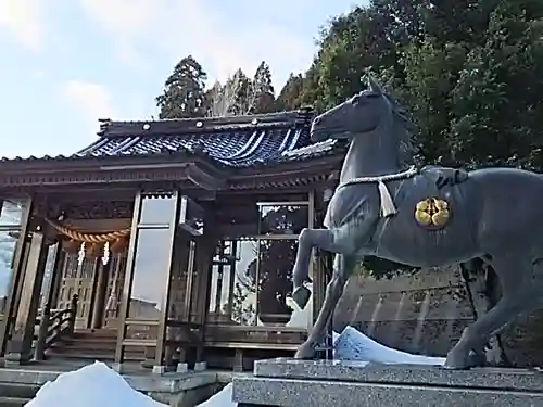 淺井神社の狛犬