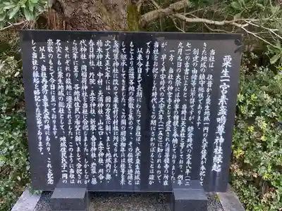 （粟生一宮）素盞嗚尊神社(大阪府)