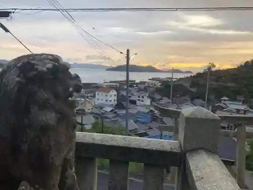 田土浦坐神社の景色