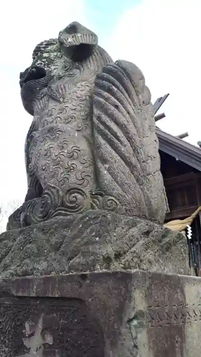 奈井江神社の狛犬